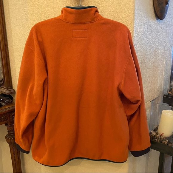 REI Women Orange Polartec Fleece Zipped Jacket Size XL - Picture 6 of 9